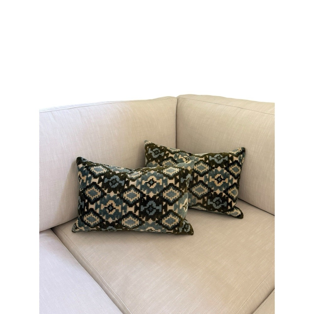 Dransfield & Ross Bluff Road Lumbar Throw‎ Pillows Set of 2 - 17x11 Designer - Picture 4 of 12